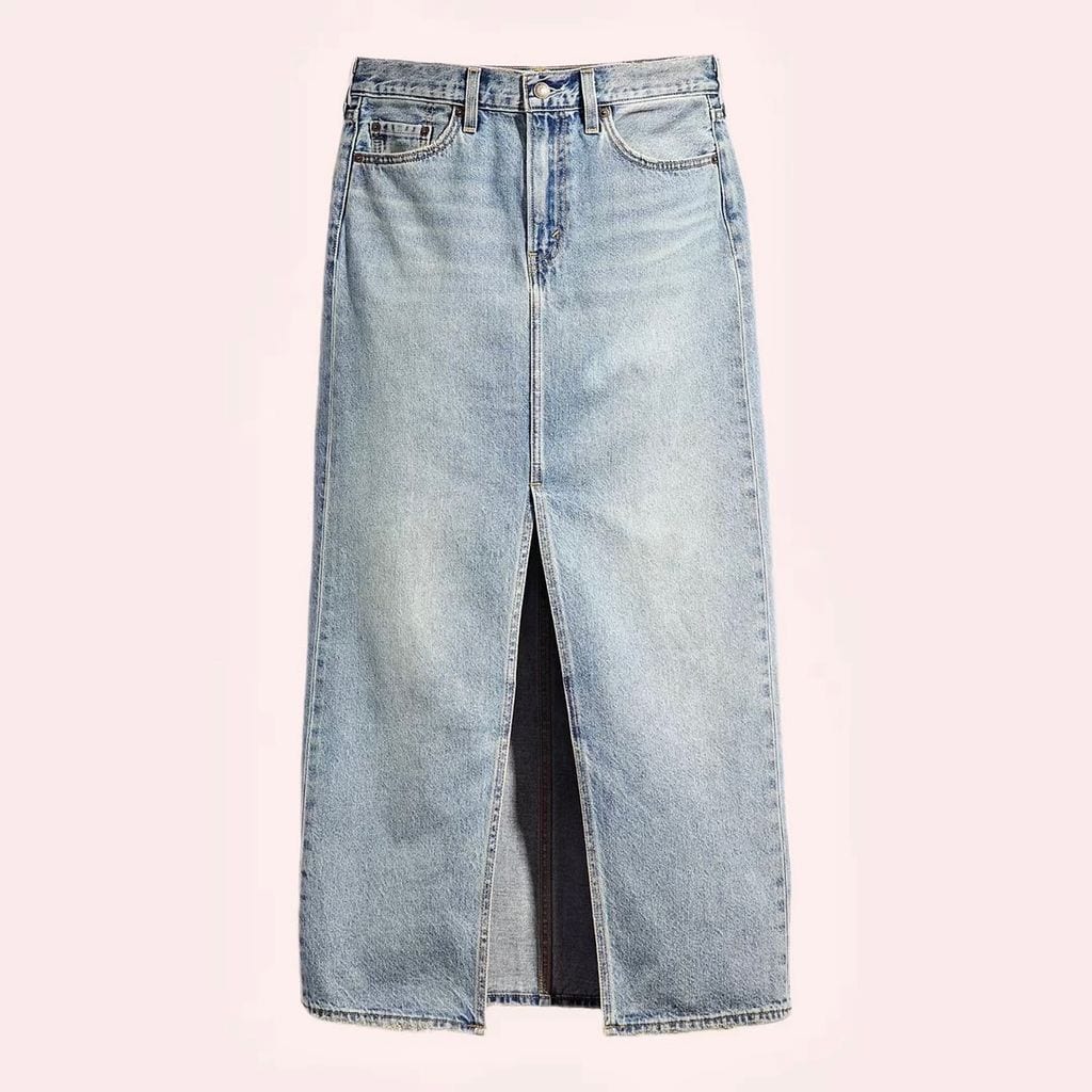 La falda vaquera hasta el tobillo de Levi’s