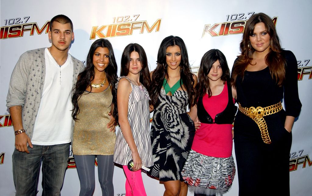Los hermanos Kardashian Jenner en una foto de mayo de 2008 en Irvine, California. 