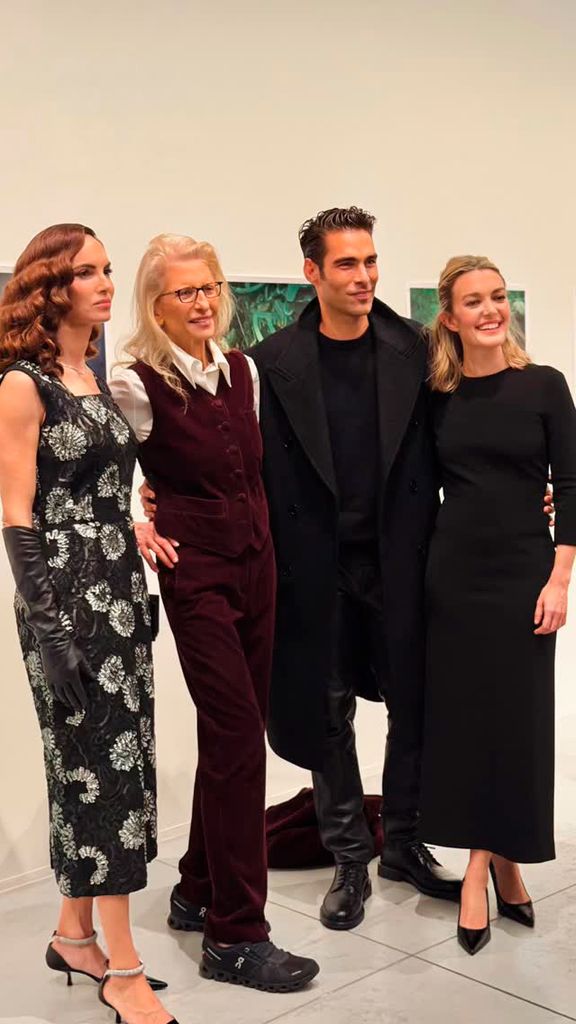 Eugenia Silva, Annie Leibovitz, Jon Kortajarena y Marta Ortega