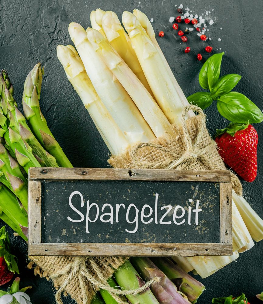 Spargelzeit, nombre que recibe en Alemania la temporada de espárragos