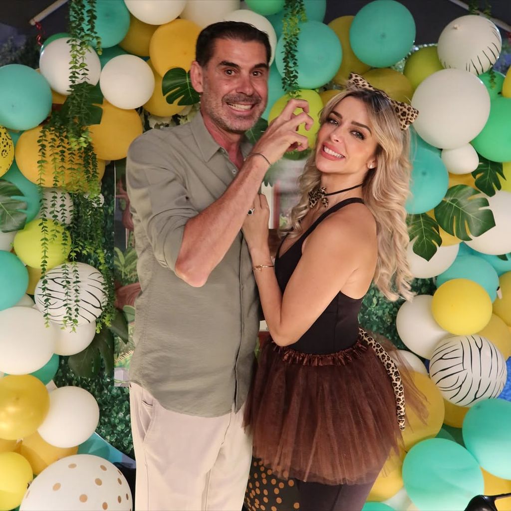 Fernando Hierro y Fani Stipkovic