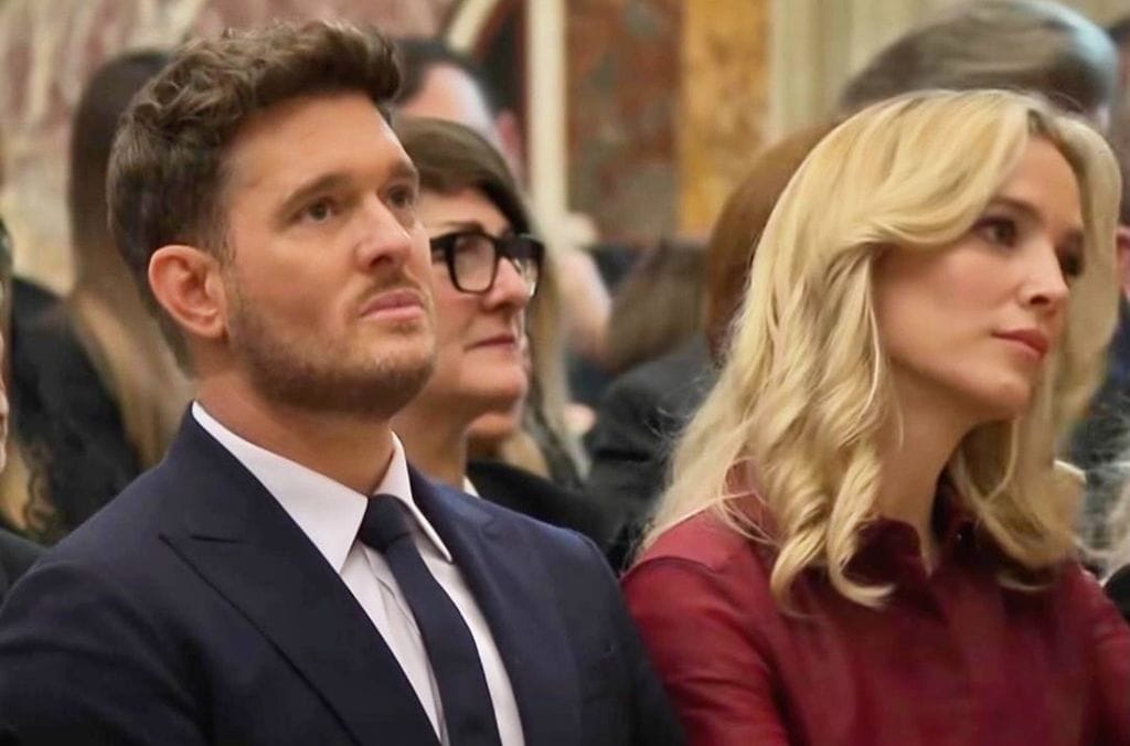 La emocionante visita al Vaticano de Michael Bublé y Luisana Lopilato
