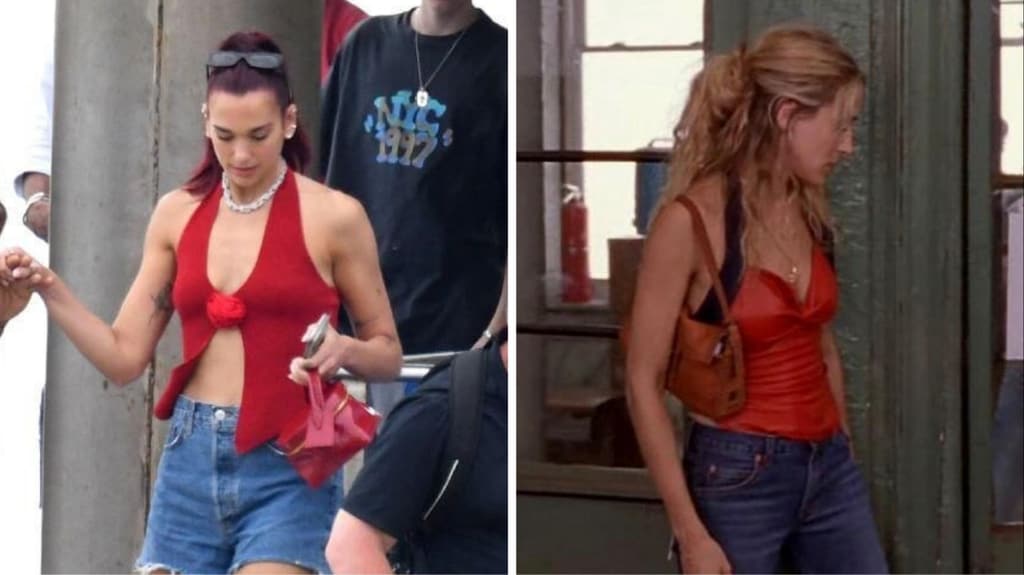 Dua Lipa & Carrie Bradshaw