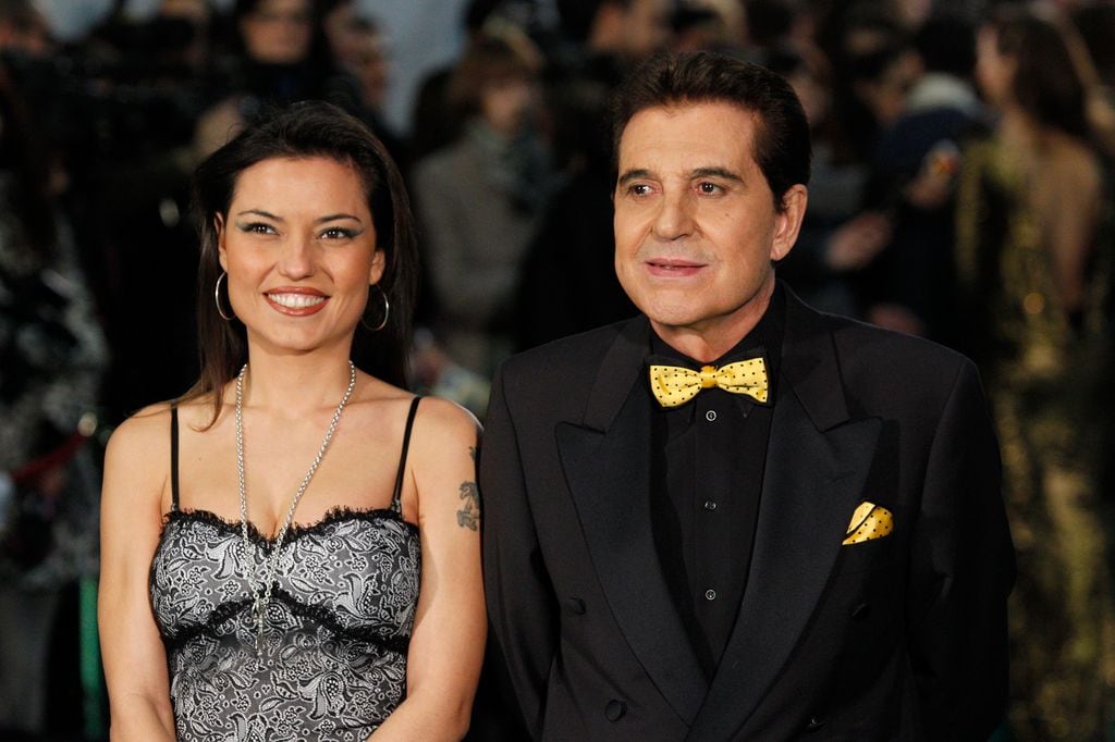 Andrés Pajares con su hija Mari Cielo en los Goya 2010