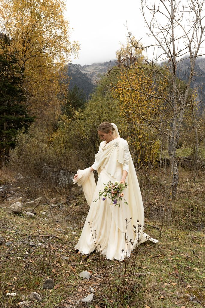 vestido de novia de Inés Martín Alcalde