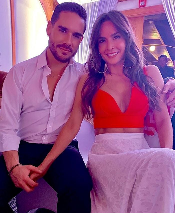 Carmen Villalobos y Sebastián Caicedo