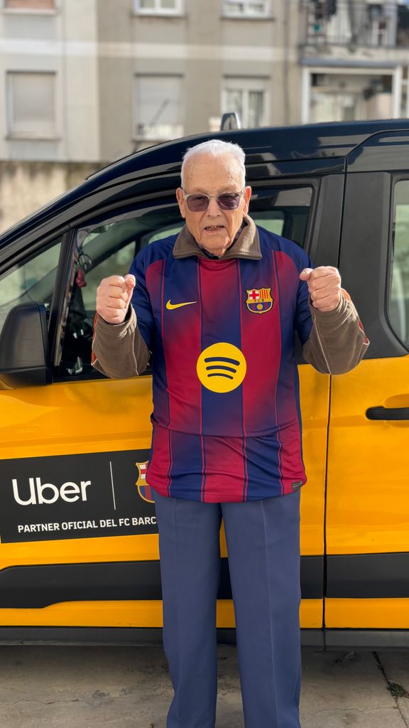 Gracias a la Fundación Adopta Un Abuelo, Joan pudo cumplir uno de los sueños que creía ya imposible