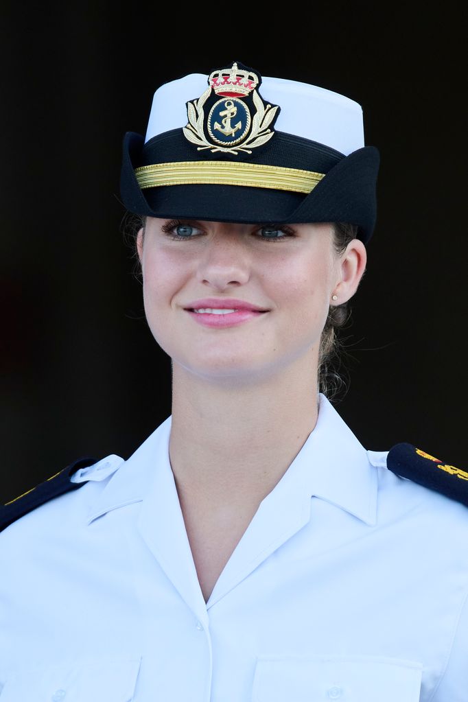 La princesa Leonor estará en la Escuela Naval varios meses. 