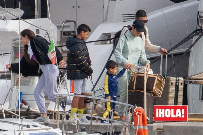 Georgina Rodríguez y sus hijos