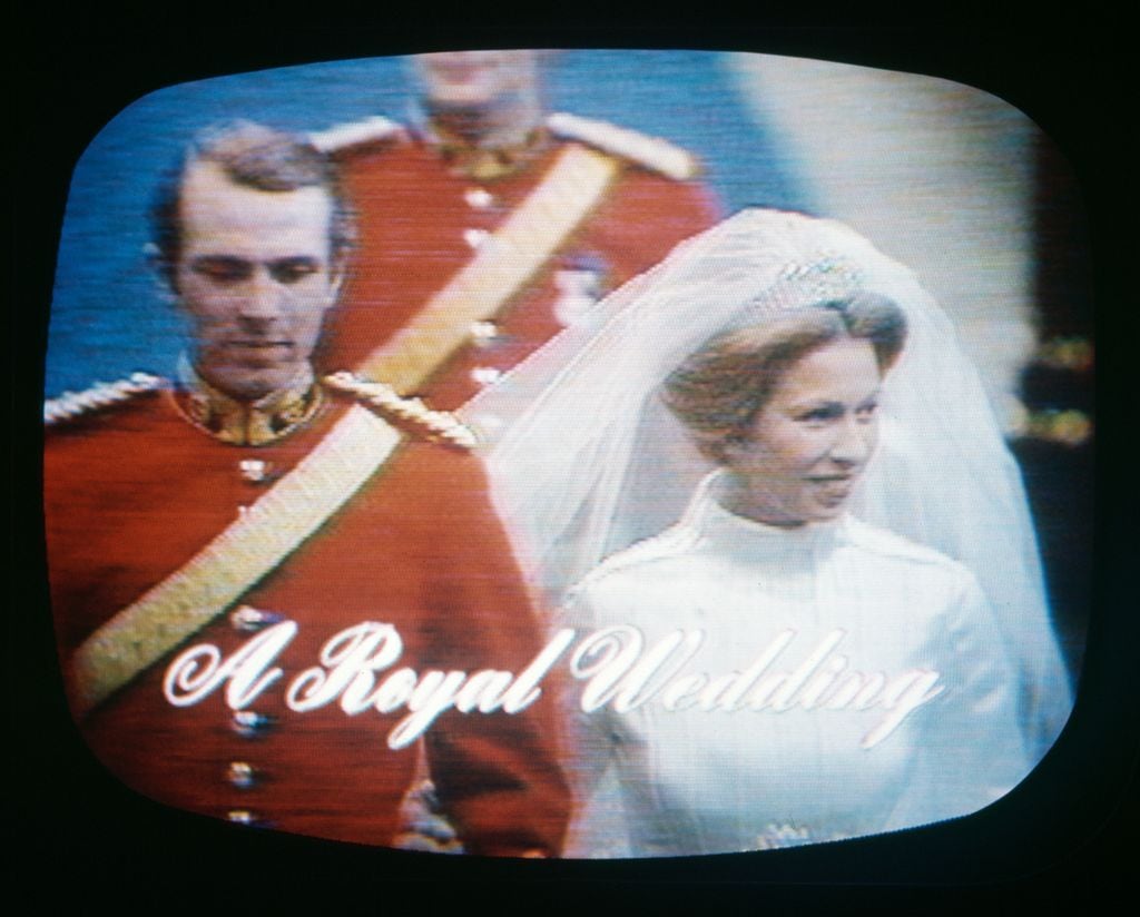 Boda de la princesa Ana de Reino de Unido y Mark Phillips televisión