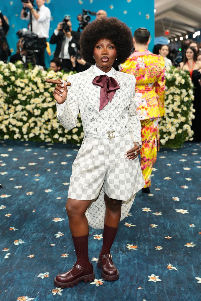 Doechii en la alfombra roja de la MET Gala 2025