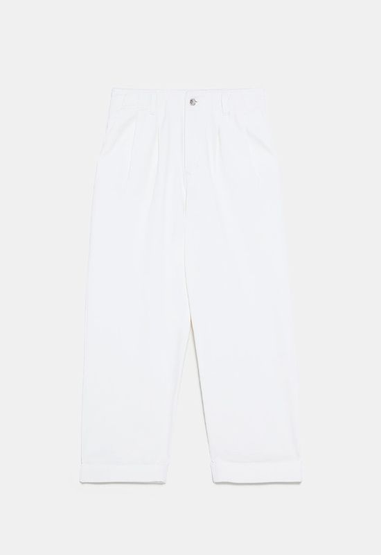 vaqueros blancos zara