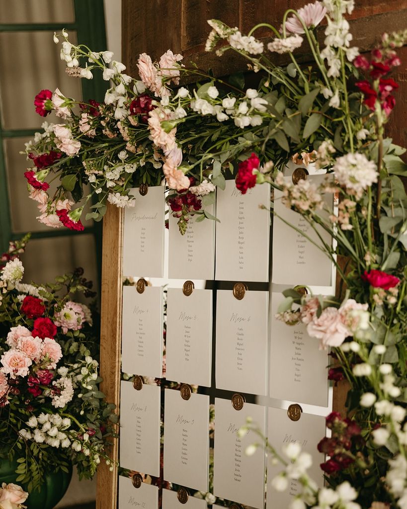 Errores en el seating plan de la boda invitada pastel