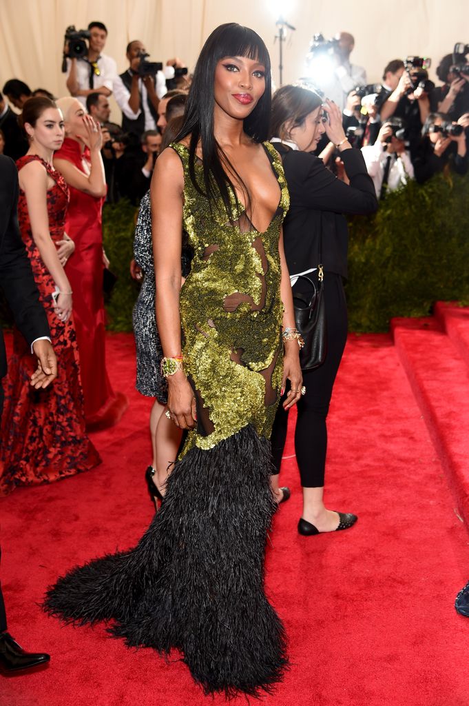 Naomi Campbell en la Met Gala del 2015