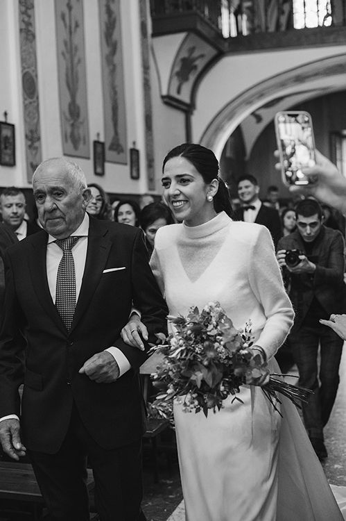 Novia con su padre