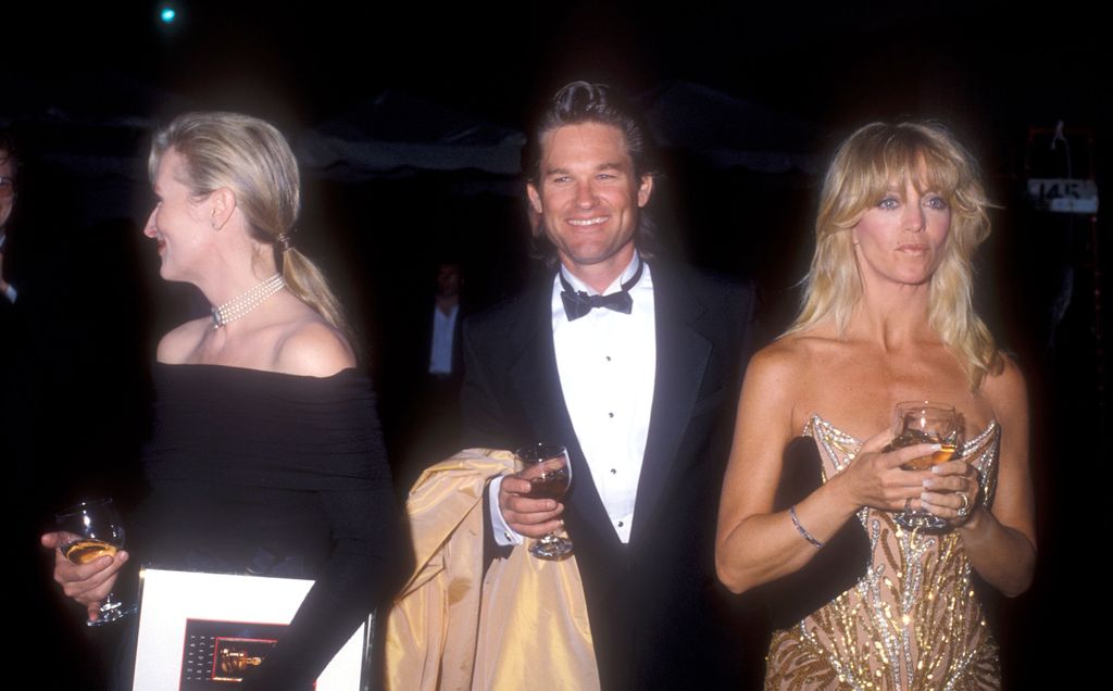 Meryl Streep, Kurt Russell y Goldie Hawn en la 61ª edición de los Oscar