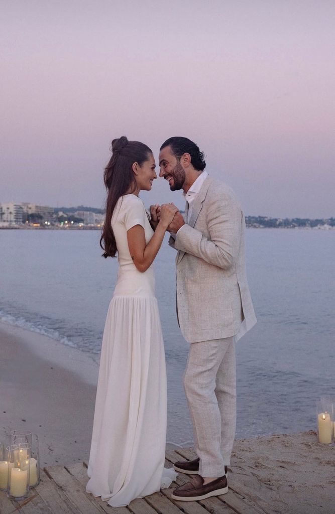 Thylane Blondeau en su boda en Cannes