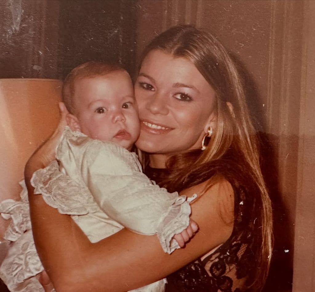Cari Lapique en su primer cumpleaños sin su marido y su hija