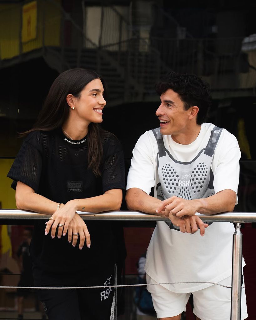 Gemma Pinto y Marc Márquez en Mugello (Italia)