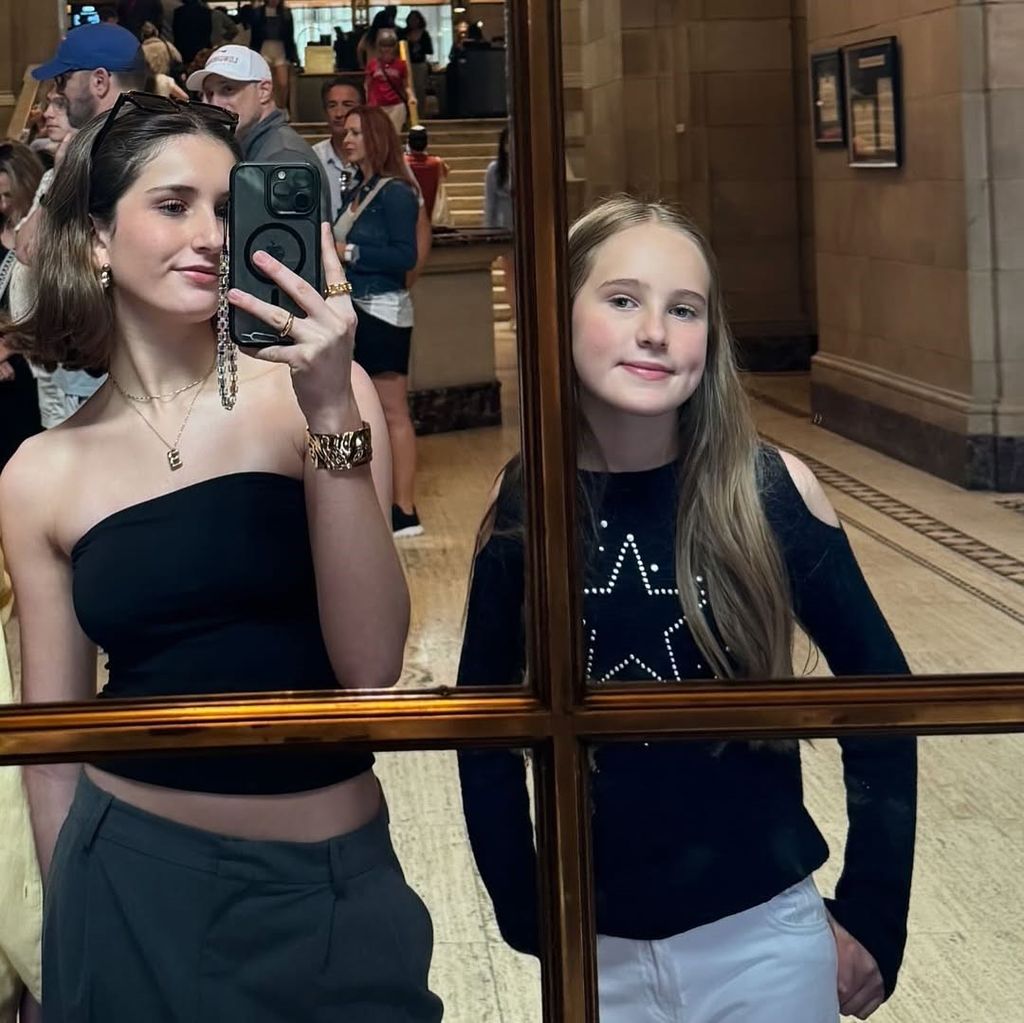 Las hijas de la actriz están disfrutando de estas vacaciones al máximo.