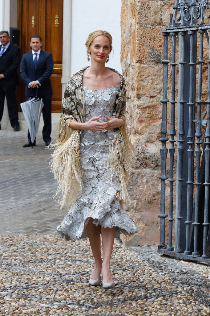 Lauren Santo Domingo en la boda de Lady Charlotte Wellesley y Alejandro Santo Domingo.