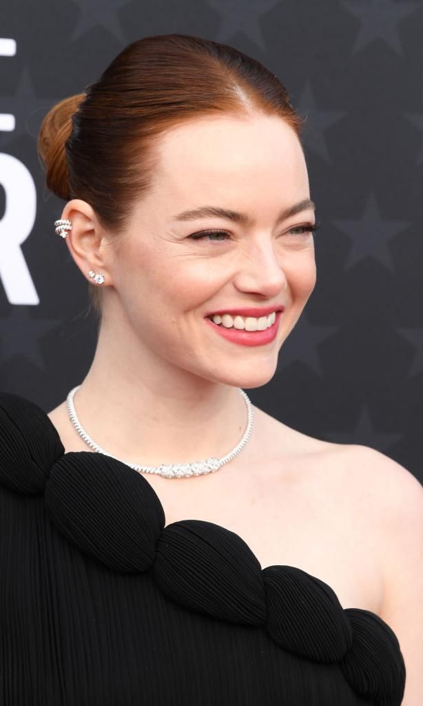 Emma Stone arrives at the 29th Annual Critics Choice Awards