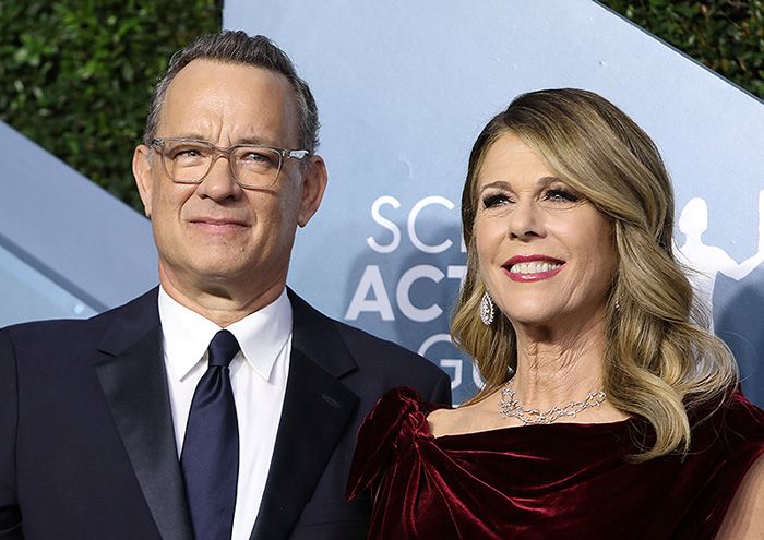 Tom Hanks y Rita Wilson en los Screen Actors Awards