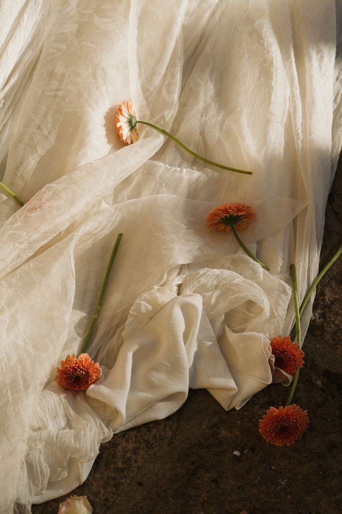 Decoración de bodas de verano gerberas