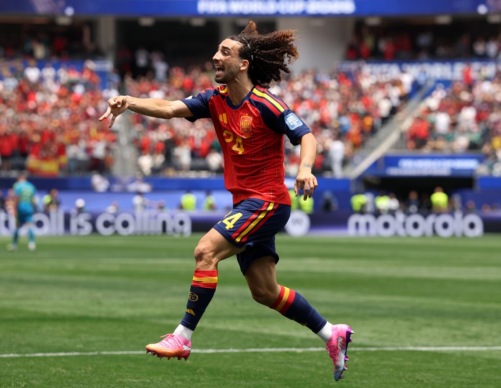 Cucurella, durante el partido entre España y Austria, el pasado jueves.