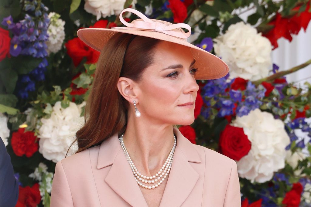 Kate Middleton en la visita de Estado de los Macron. 