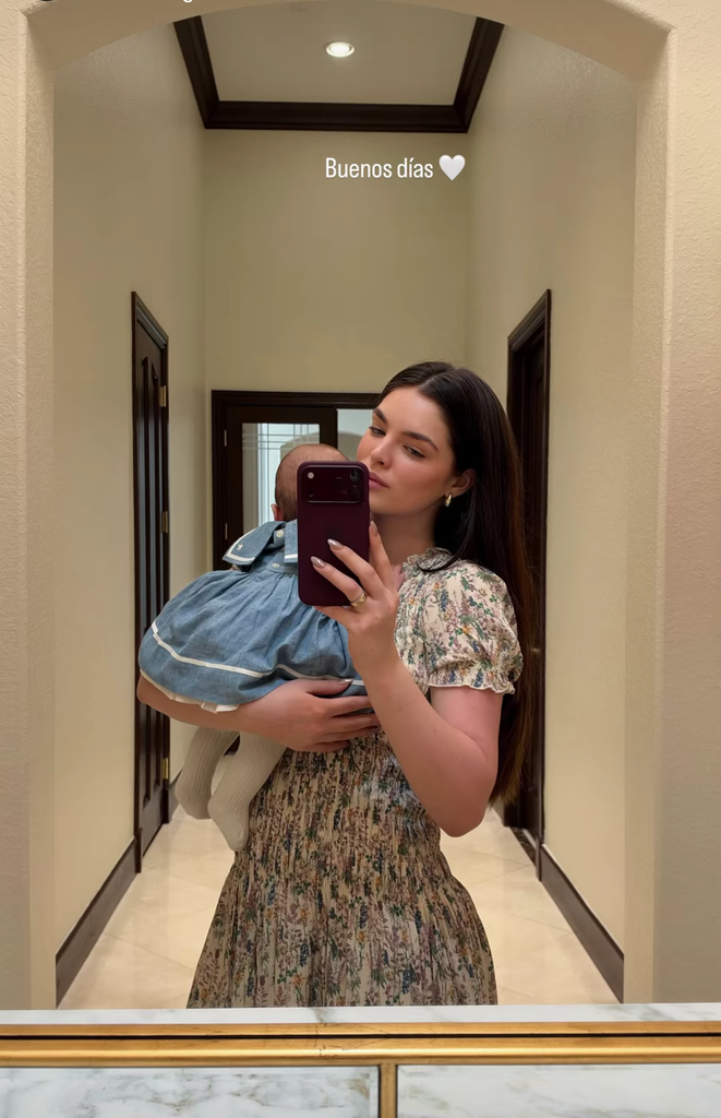 Nadia Ferreira ha compartido vistazos de su vida como mamá de una nena recién nacida-