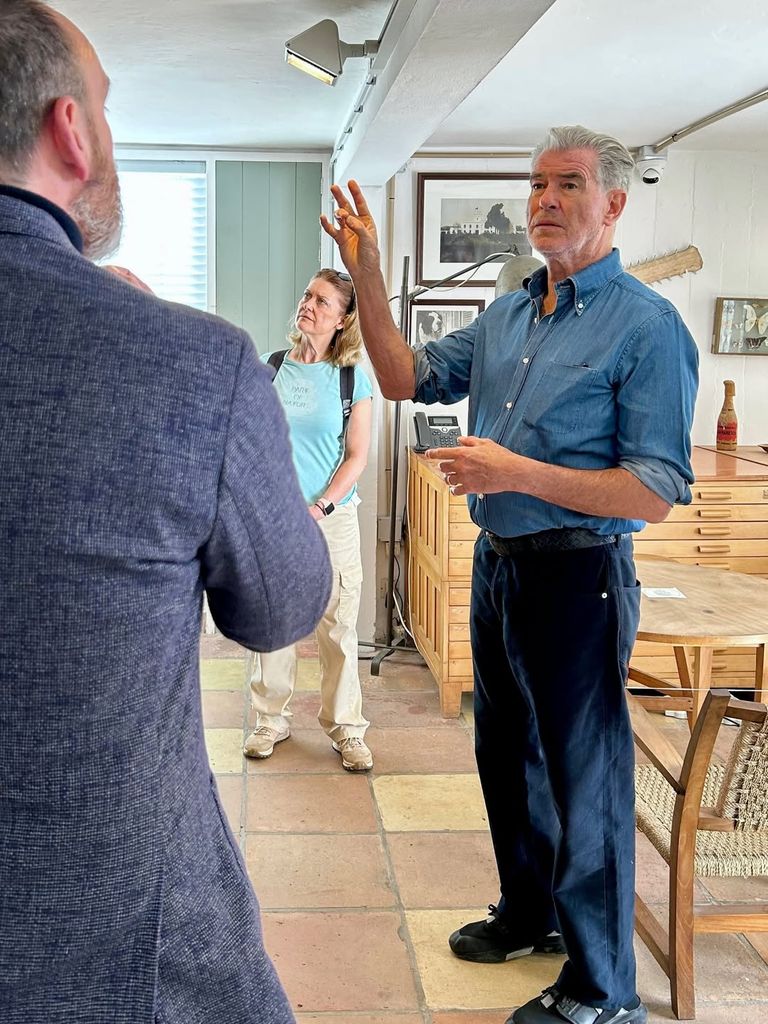 Pierce Brosnan y Helen Mirren en Mallorca