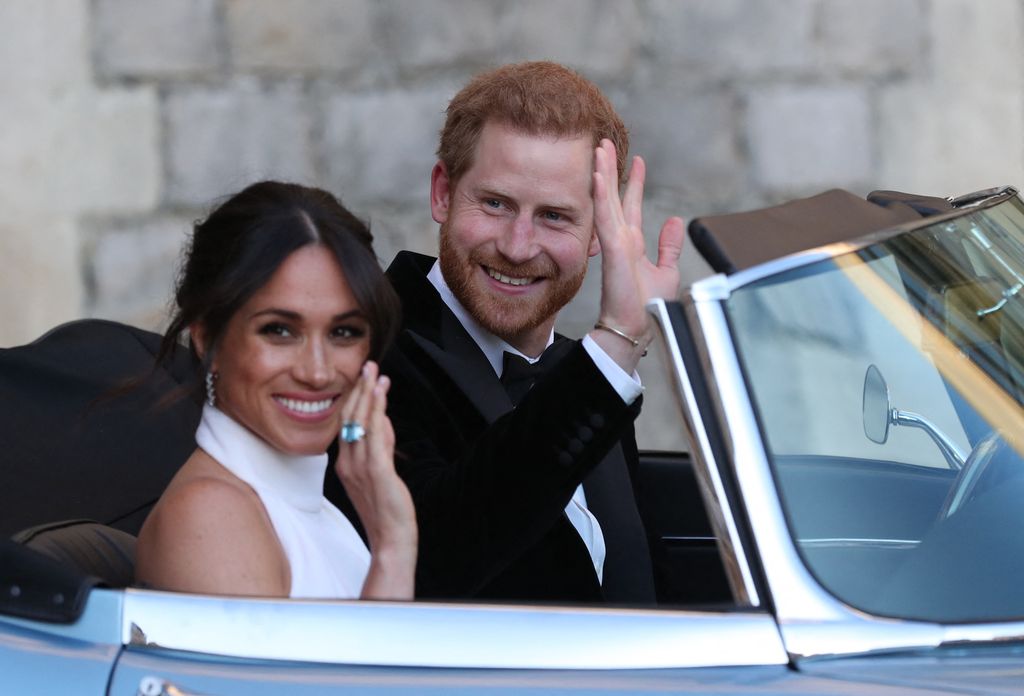 La duquesa de Sussex lució, tras su boda, el anillo que perteneció a Lady Di