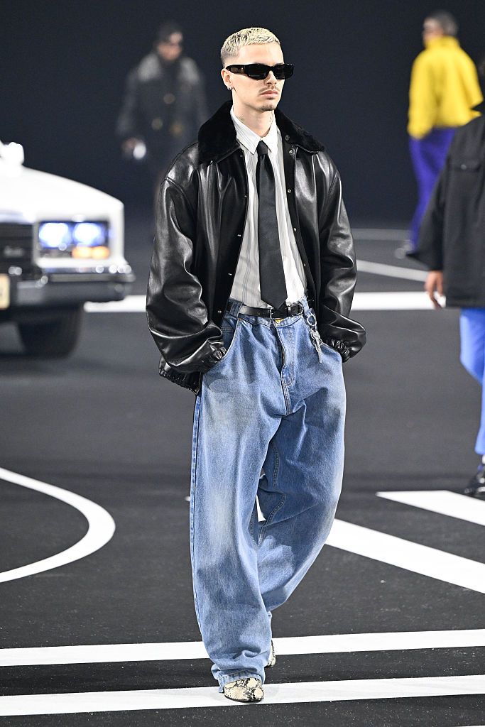 Romeo Beckham en el desfile de Willy Chavarria en la pasada Semana de la Moda de París 