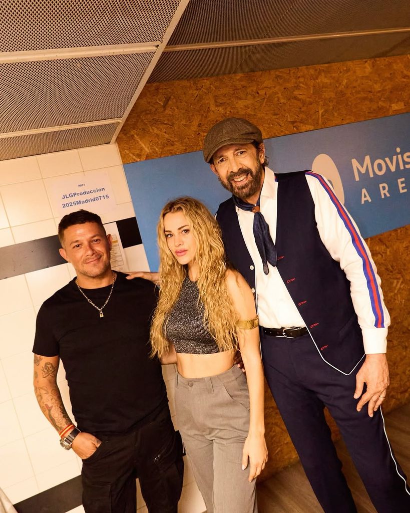 Juan Luis Guerra y Alejandro Sanz en concierto
