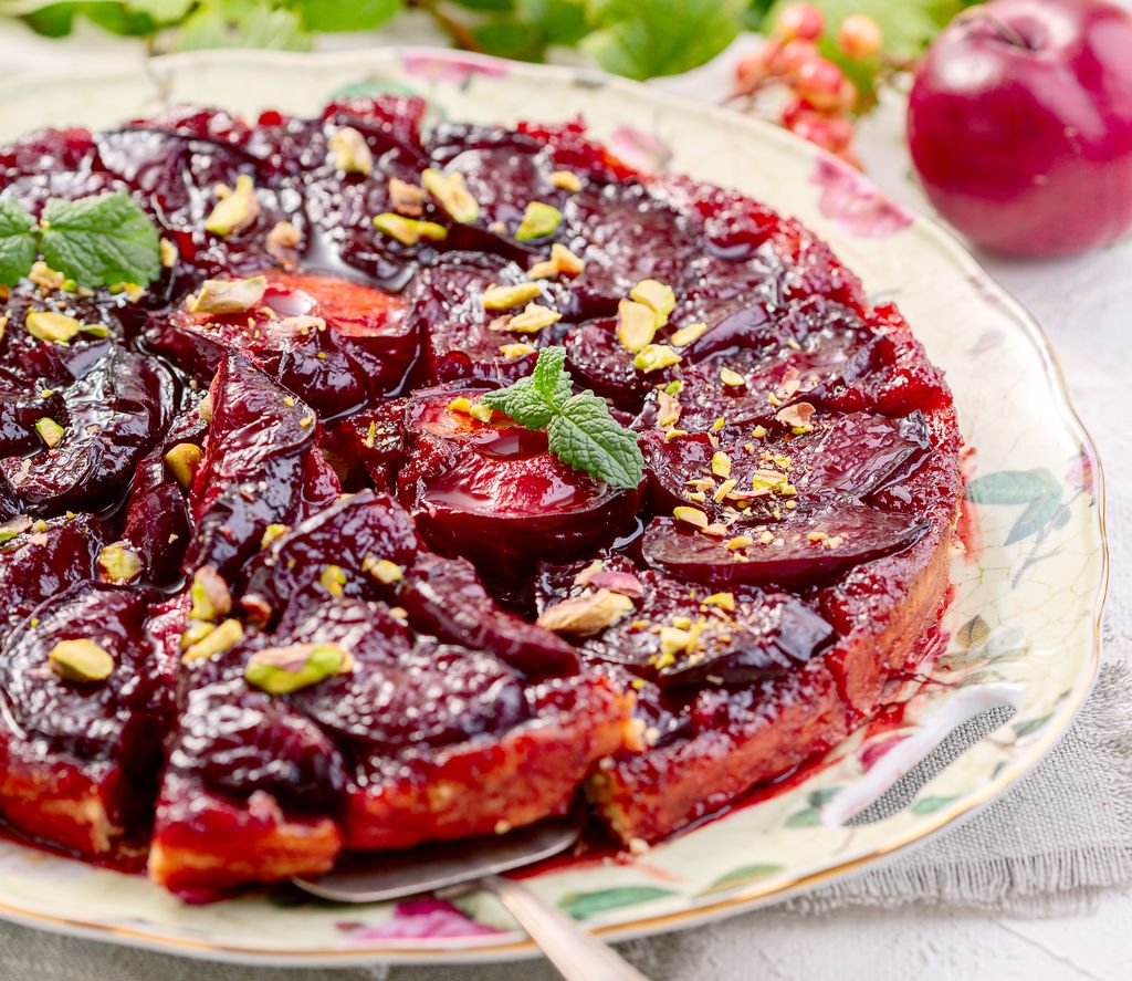 Tatin de ciruales.
