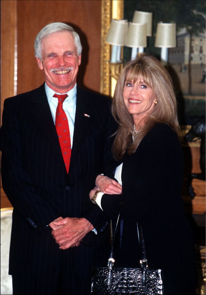 Ted Turner y Jane Fonda en Madrid. Año 1999.