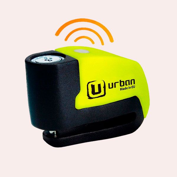 EL MEJOR CON ALARMA SONORA: URBAN UR6 Candado Moto Disco Sin o con Alarma 120dB