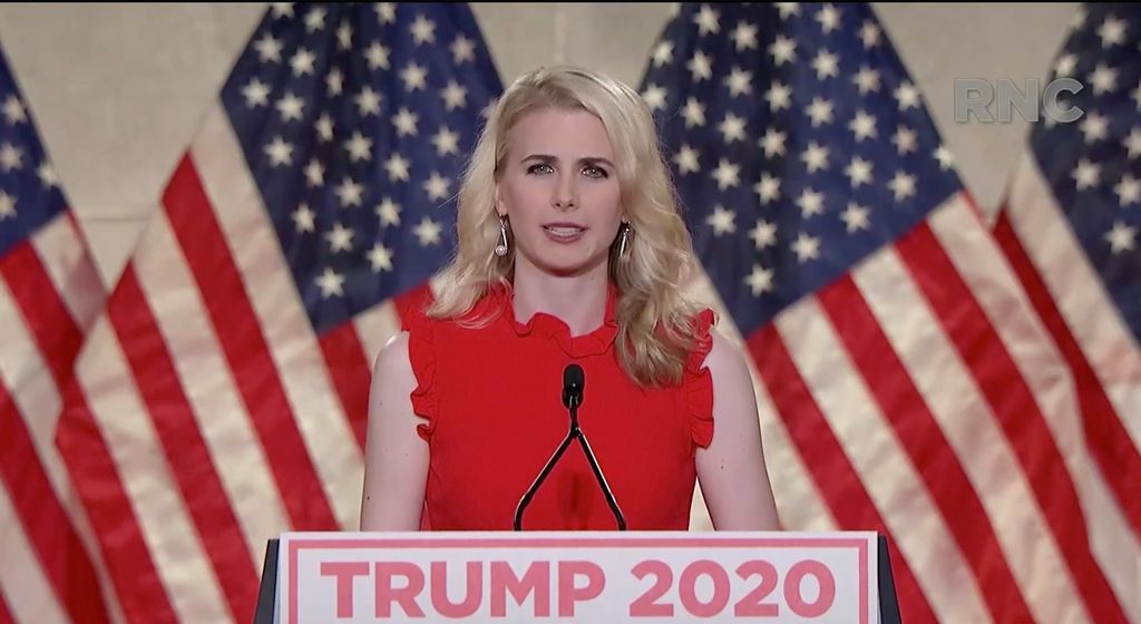 Natalie Harp en la Convención Nacional Republicana de 2020