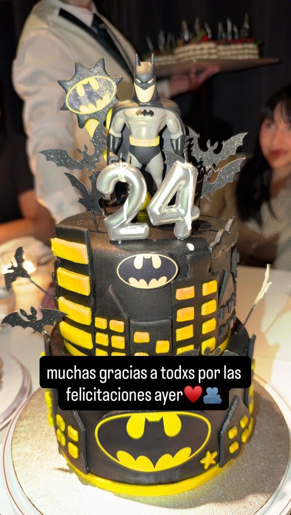 La tarta de cumpleaños fue una auténtica sorpresa