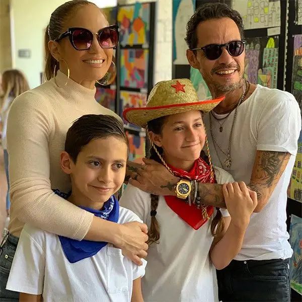 Jennifer se convirtió en madre cuando aún estaba con su ex, Marc Anthony