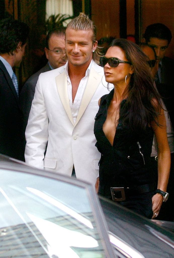 Victoria y David Beckham