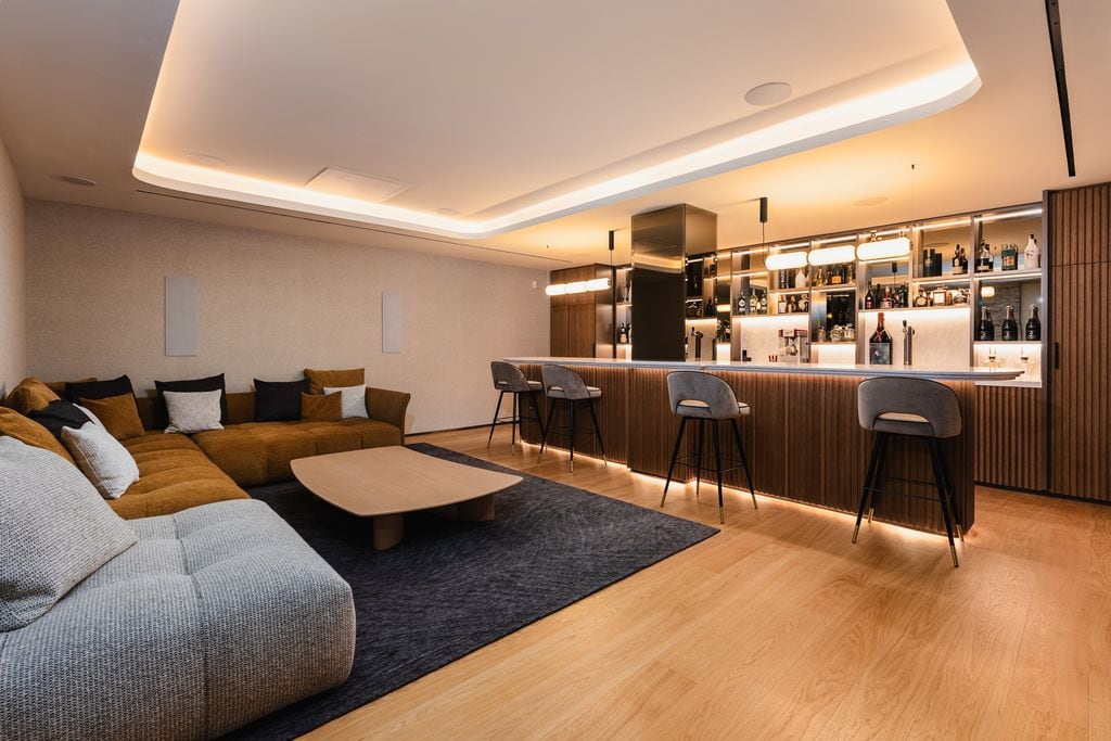 Sala de cine en vivienda