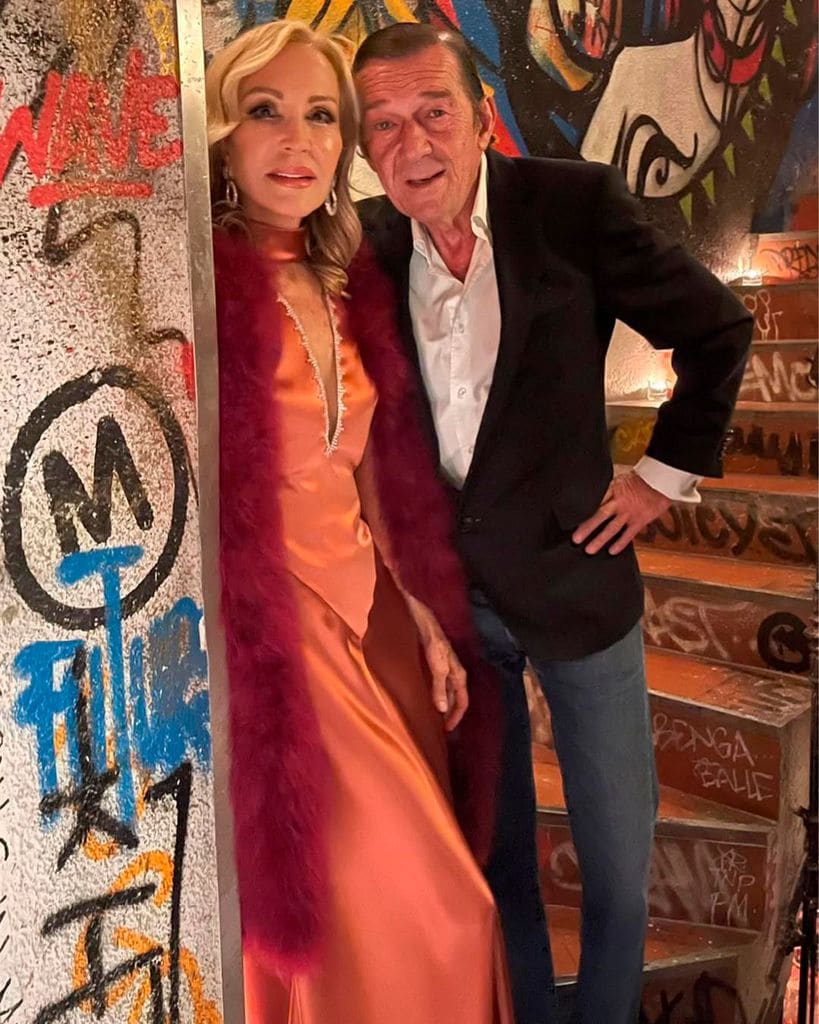 Carmen, con el inspector de Hacienda Antonio Gutiérrez Marcet, su actual pareja