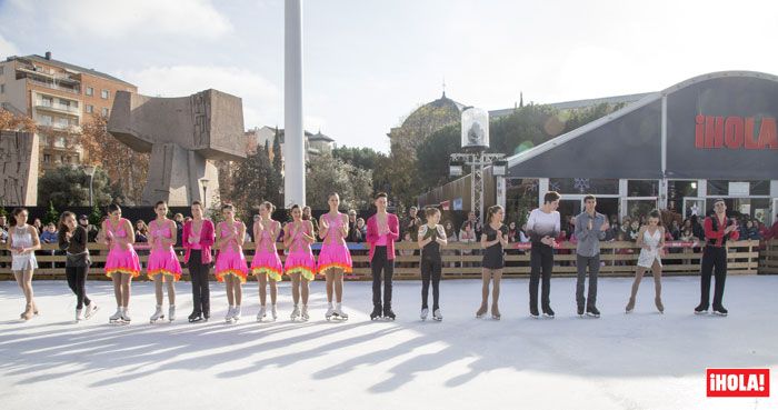Ocho espectáculos de dieciséis patinadores españoles se pudieron disfrutar en la Gran Pista de Hielo ¡HOLA!, abierta al público hasta el 6 de enero en la Plaza de Colón, Madrid
