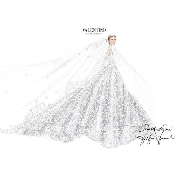 Vestido de novia de Valentino de Nicky Hilton