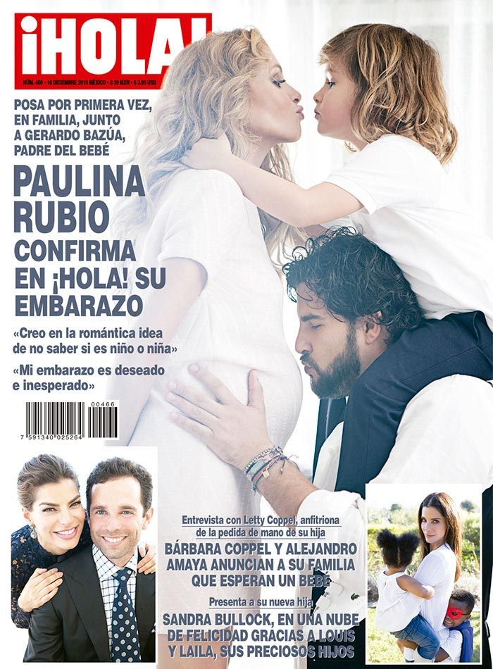 Paulina y Gerardo eligieron ¡HOLA! para anunciar su próxima paternidad
