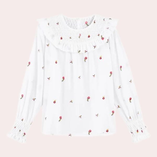 blusa nido de abeja