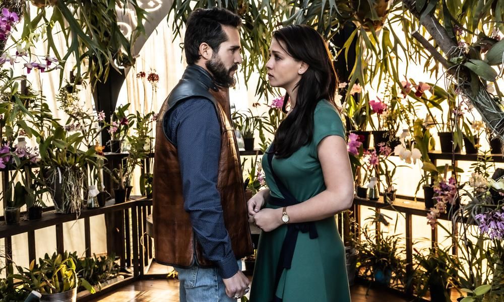 José Ron y Carolina Miranda en la producción de \'La Mujer del Diablo\'