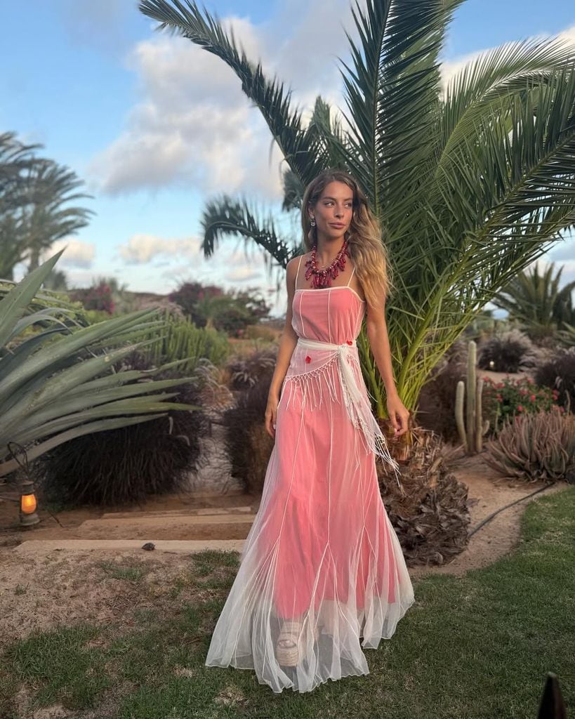 Belén Écija en una boda en Lanzarote
